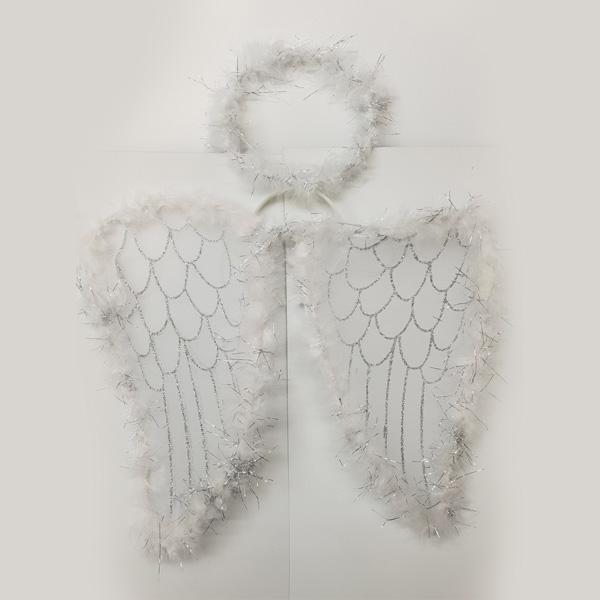 Melek Kanadı ve Tacı Beyaz Renk - Image 1