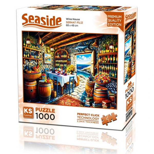 NessiWorld Wine House Puzzle 1000 Parça - Image 1