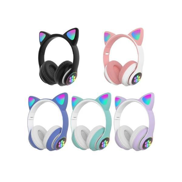 Kedi Figürlü Bluetooth Kulaklık - Image 1