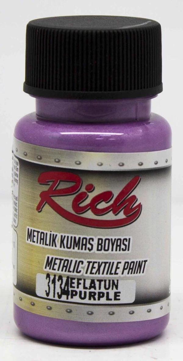 Supertrend Metalik Kumaş Boyası 50 cc. 3134 EFLATUN - Image 1