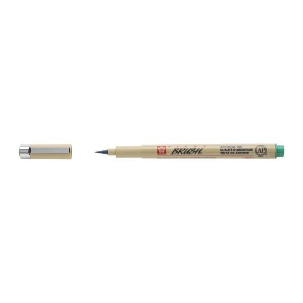 Supertrend Pigma Brush Pen Fırça Uçlu Çizim Kalemi GREEN (YEŞİL) - Image 1