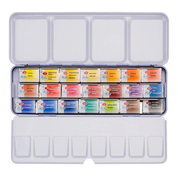 Supertrend White Nights Tam Tablet Sulu Boya Seti 21 Renk Metal Kutu - Image 1