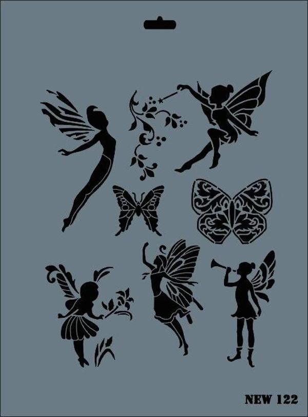 Supertrend Stencil Boyama Şablonu 25x35 cm. NEW-122 - Image 1