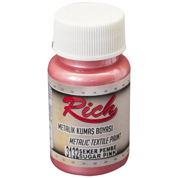 Supertrend Metalik Kumaş Boyası 50 cc. 3132 ŞEKER PEMBE - Image 1