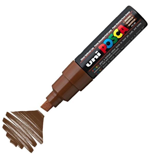 Supertrend Posca PC-8K Boyama Markörü 8 mm. Kesik Uç KAHVERENGİ - Image 1