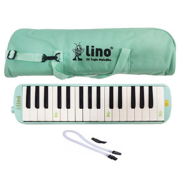 Supertrend Melodika 32 Tuşlu Bez Çantalı PASTEL YEŞİL - Image 1