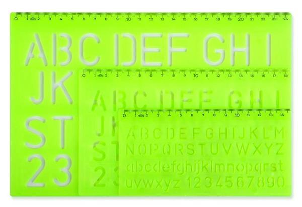 Supertrend Büyük Harf Yazı Şablonu Seti 10-20-30 mm. - Image 1