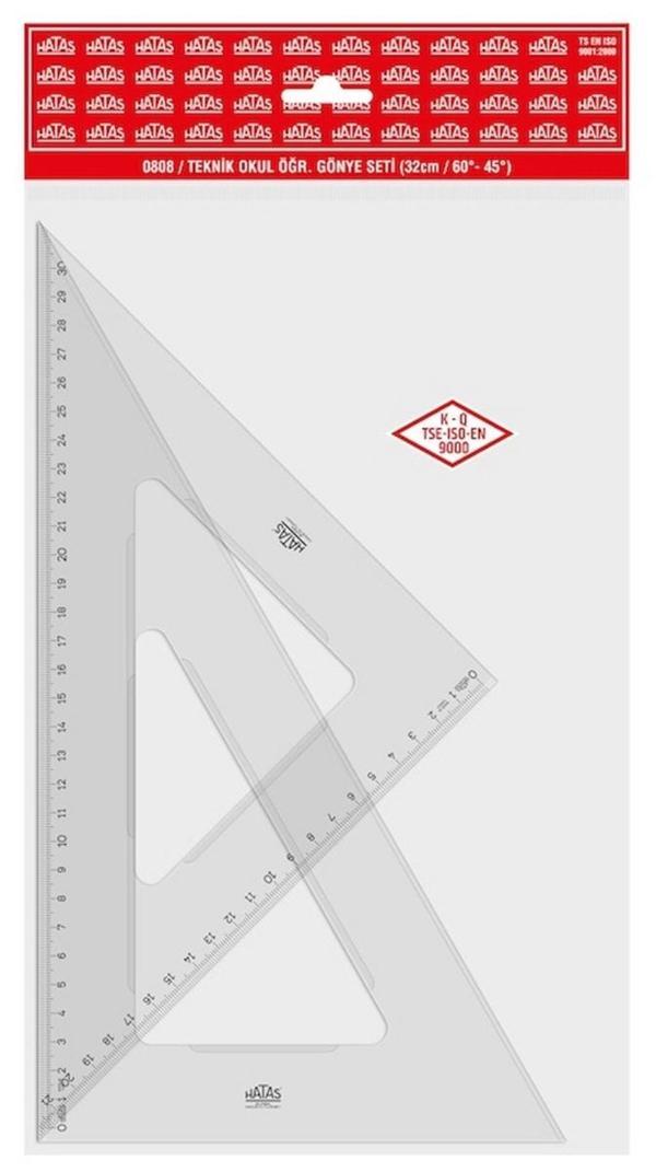 Supertrend Teknik Okul Öğrenci Gönye Seti 32 cm. 30-60-90 ve 45-45-90 - Image 1