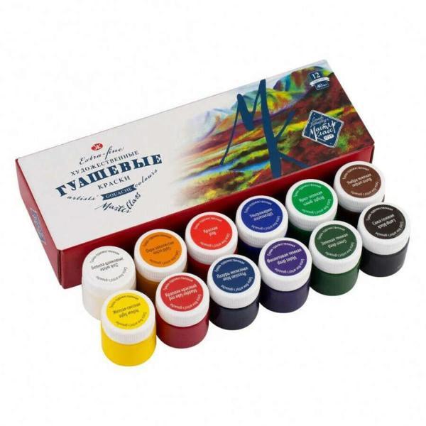 Supertrend Class Extra-Fine Artists’ Guaj Boya Seti 12 Renk x 40 ml. - Image 1