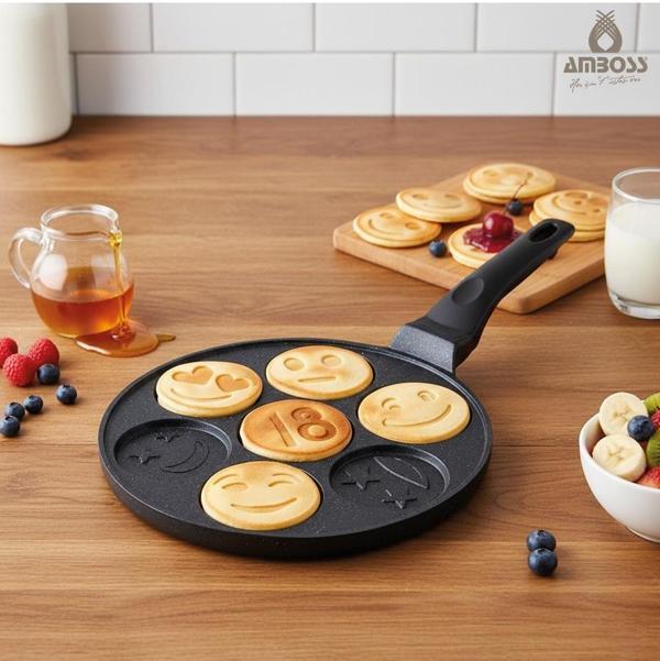 Amboss Vento Emoji Döküm Pankek Tavası - Image 1