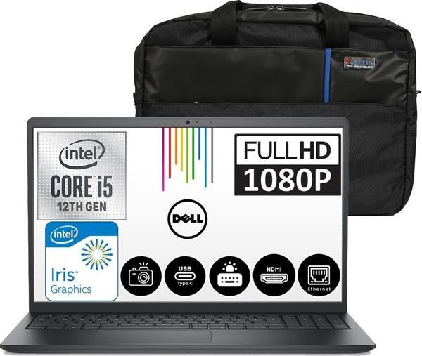 Dell Vostro 3520 Intel Core i5-1235U 16 GB 256 GB SSD Ubuntu 15.6" FHD Taşınabilir Bilgisayar N1235VN3520EMEAU05 Zetta Çanta - Image 1