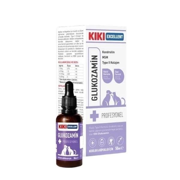 Kiki Excellent Glukozamin Eklem ve Kemik Güçlendirici Kediler ve Köpekler için Şurup 50 Ml - Image 1