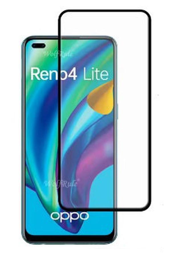 Erkan Oppo Reno 4 Lite Uyumlu Ekranı Tam Kaplayan Cam Ekran Koruyucu - Image 1