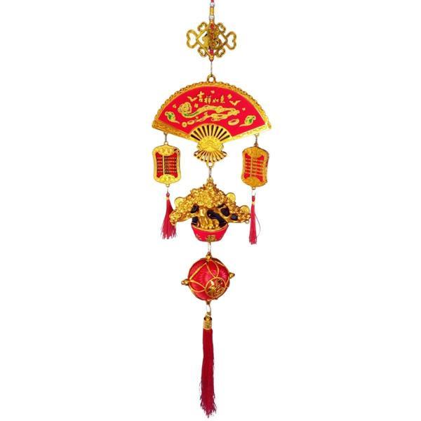 Feng Shui Yelpaze Hayat Ağacı Şans Ve Bereket Askılık 80 cm - Image 1