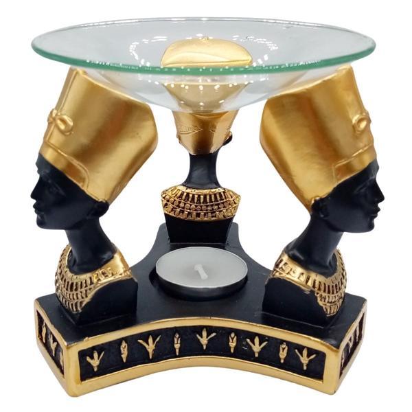 Nefertiti Buhurdanlık Esansiyel Yağ Brülörü Antik Mısır Kraliçesi - Image 1