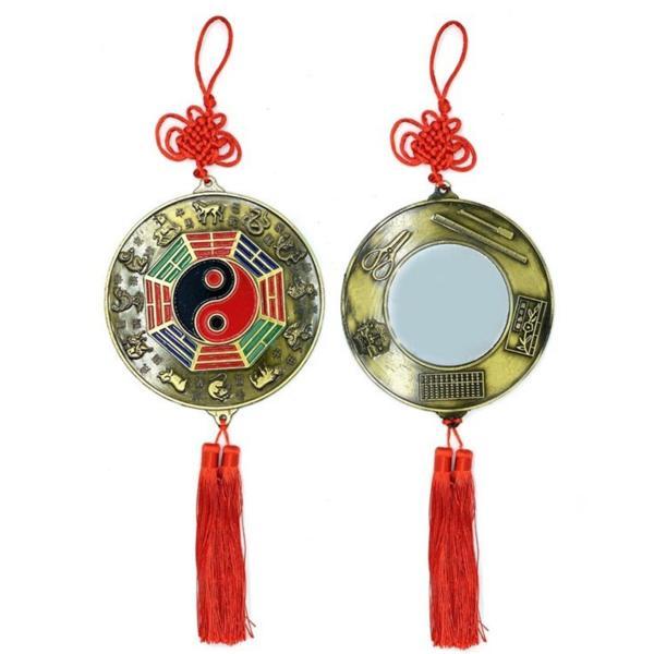 Çin Feng Shui Bagua Ayna Yuvarlak 14 x 40 cm - Image 1