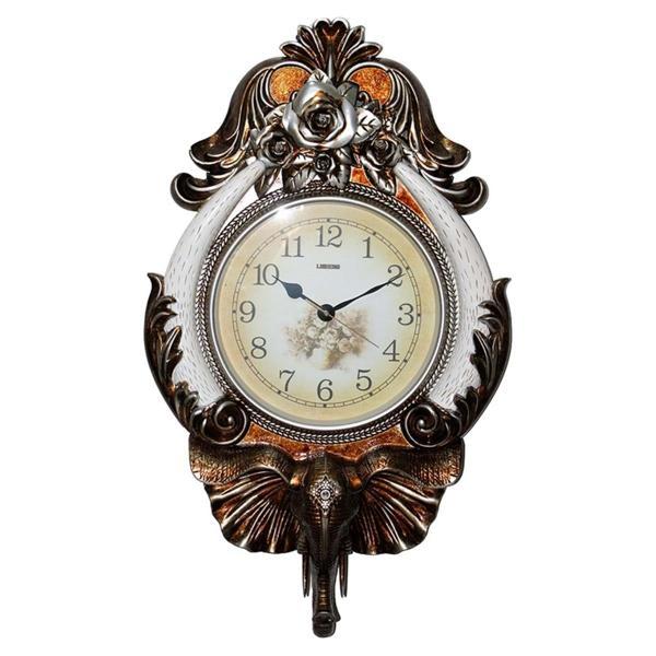 Duvar Saati Fil Temalı Büyük Polyester Saat Kyu No.2 48 x 84 cm - Image 1