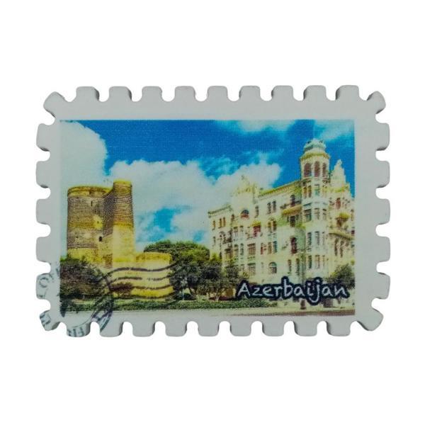 Azerbaycan Temalı Pul Magnet - Image 1