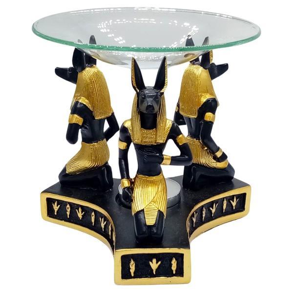 Anubis Buhurdanlık Esansiyel Yağ Brülörü Antik Mısır Firavun - Image 1