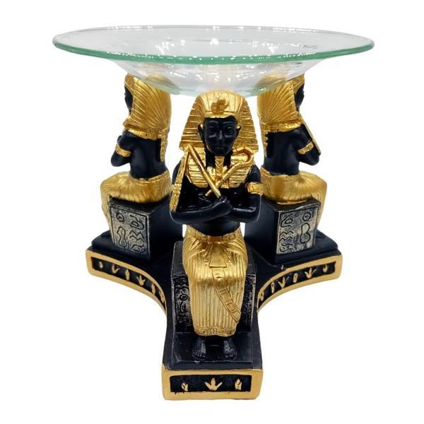 Tutankhamun Buhurdanlık Esansiyel Yağ Brülörü Aantik Mısır Firavun - Image 1