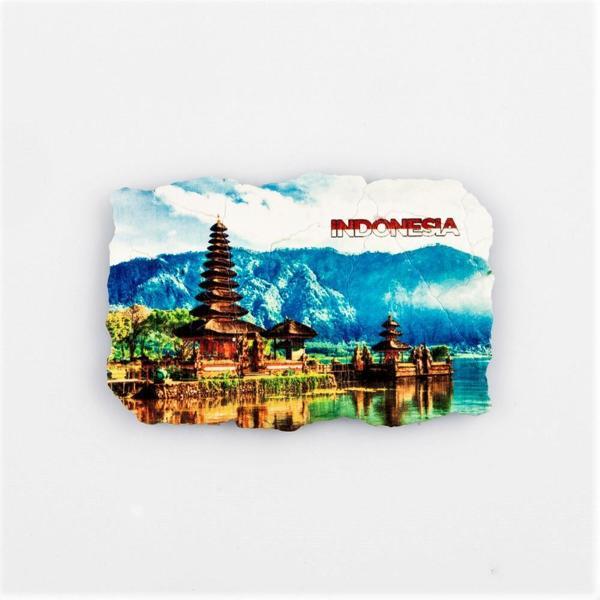Endonezya Ulun Danu Fresco Magnet - Image 1
