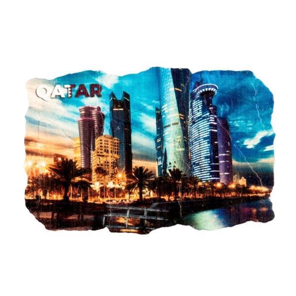 Katar Temalı Fresco Magnet - Image 1