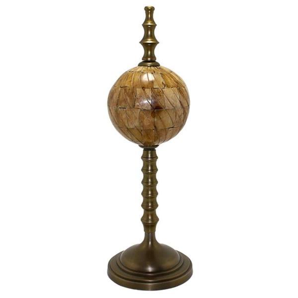 Ayaklı Dünya Küre Ev Ofis Masa Dekoru Döner Antik Dünya Küre 13x42cm - Image 1