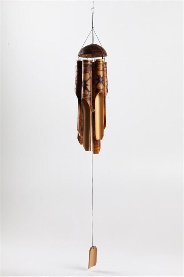 Feng Shui Coconat Bambu Rüzgar Çanı Büyük Boy - Image 1