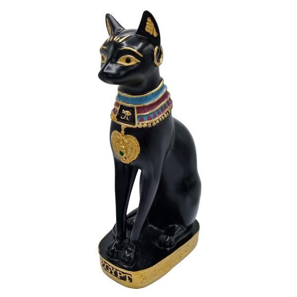 Mısır Kedisi Bastet Heykeli Reçine Büyük 24 cm - Image 1