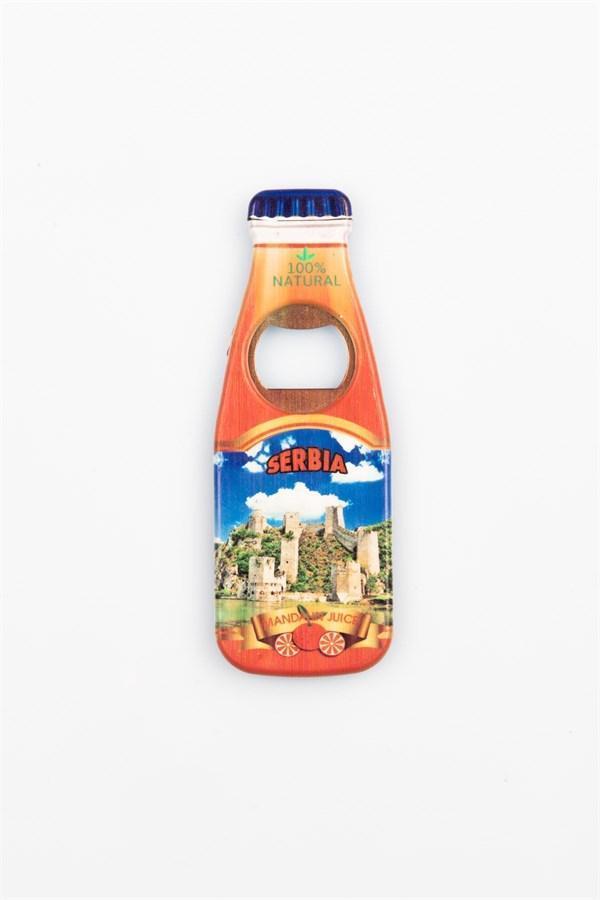Sırbistan Temalı Magnet Şişe Açacak - Image 1