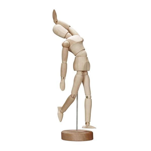 Eskiz Mankeni Ahşap Model 20 cm Manken Modelling - Image 1