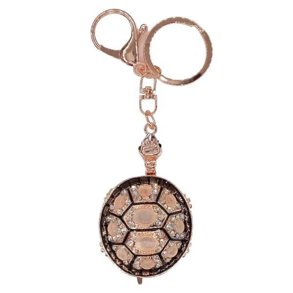 Kristal Taşlı Siyah Kaplumbağa Anahtarlık No.3 - Image 1