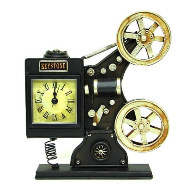 Metal Vintage Amerikan Sinemaskop Saat 23 cm - Image 1