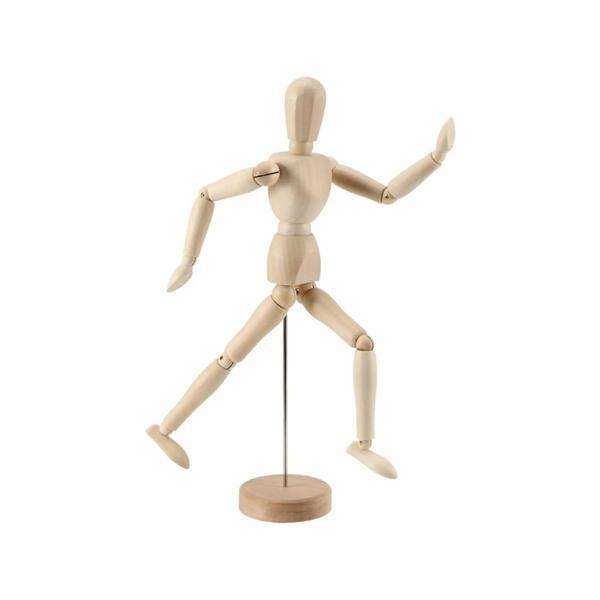 Eskiz Mankeni Ahşap Model 15 cm Manken Modelling - Image 1