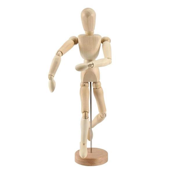 Eskiz Mankeni Ahşap Model 30 cm Manken Modelling - Image 1