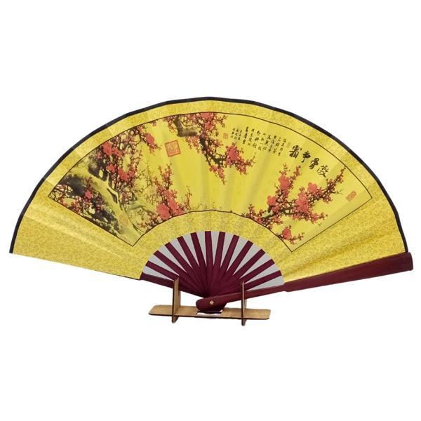 Çin Bambu Keten Kumaş Yelpaze Orta Çanta Boy No.2 - Image 1