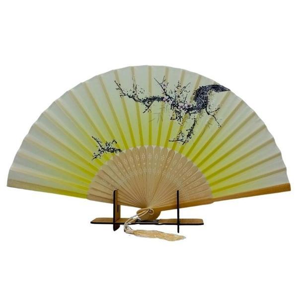 Japon Bambu Kumaş Yelpaze Çanta Boy Stant Hediyeli No.14 - Image 1