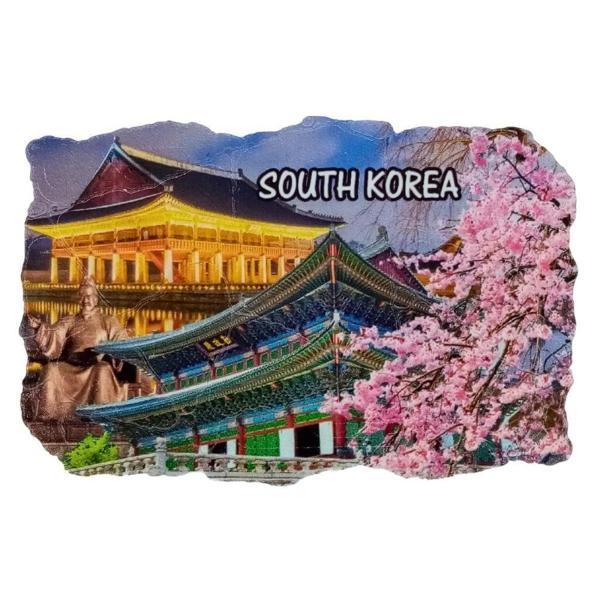 Güney Kore Temalı Fresco Magnet - Image 1