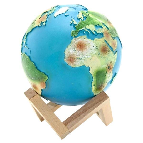 Standlı Işıklı Dünya Küre 15 cm Alk2102 - Image 1