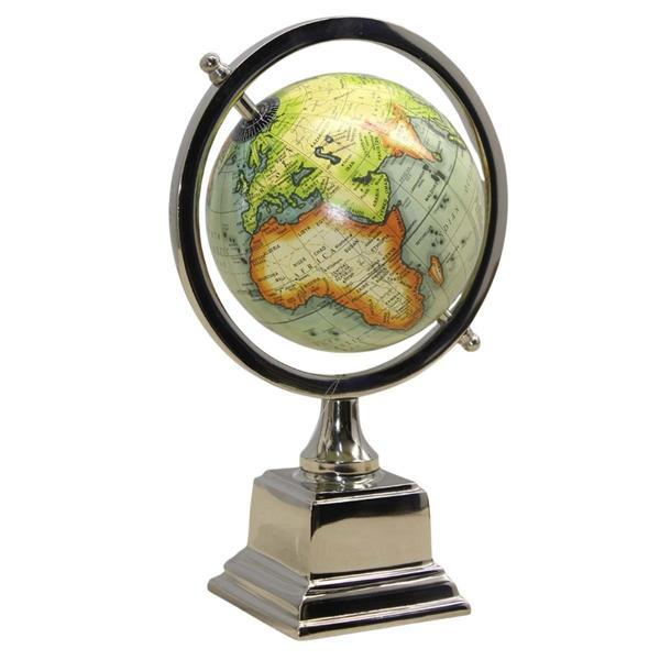 Dünya Küre Stantlı Dekoratif Döner World Globe Sl340-C 26cm - Image 1