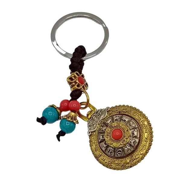 Feng Shui Figür Döner Takvimli Metal Anahtarlık No.3 - Image 1