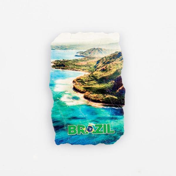 Brezilya Sahil Fresco Magnet - Image 1