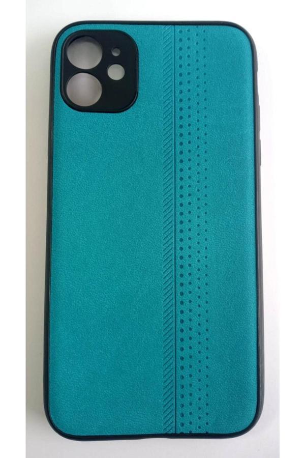 Erkan Apple Iphone 11 Deri Görünümlü Spor Yumuşak Kılıf - Image 1