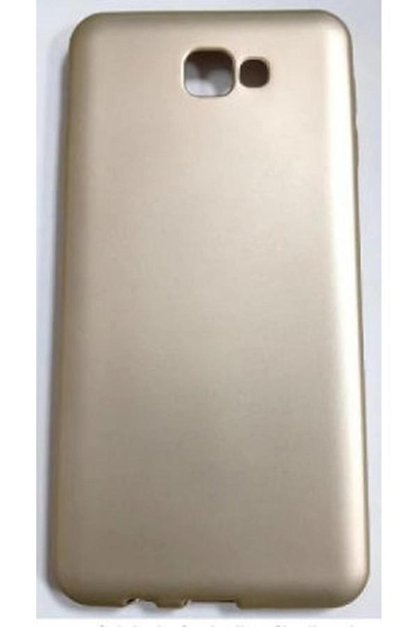 E83 Samsung Galaxy J7 Prime Uyumlu Gold Yumusak Kilif - Image 1