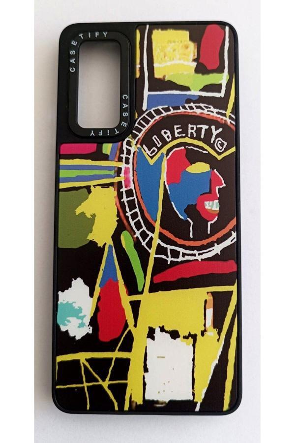 E83 Samsung Galaxy S20 Fe Uyumlu Resimli Desenli Orta Sert Kılıf - Image 1