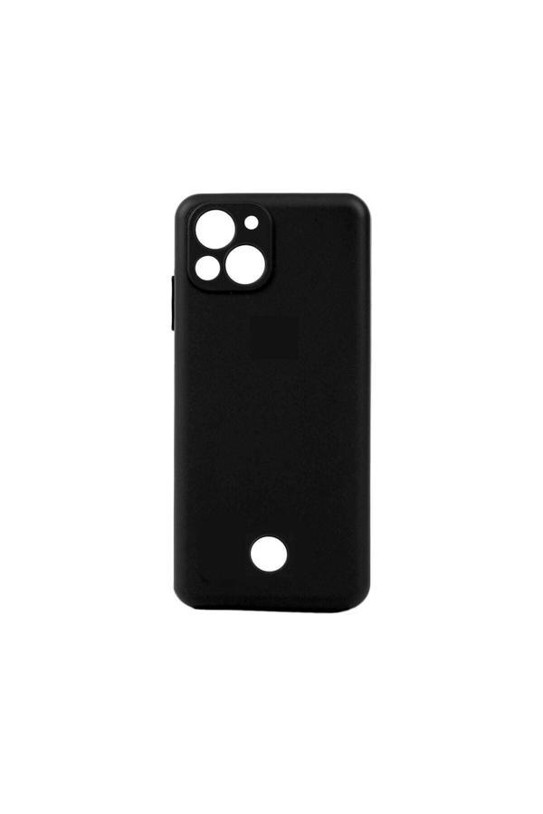 Reeder S23 Pro Max Kılıf Kamera Korumalı Esnek Renkli Silikon /Biye-Siyah - Image 1