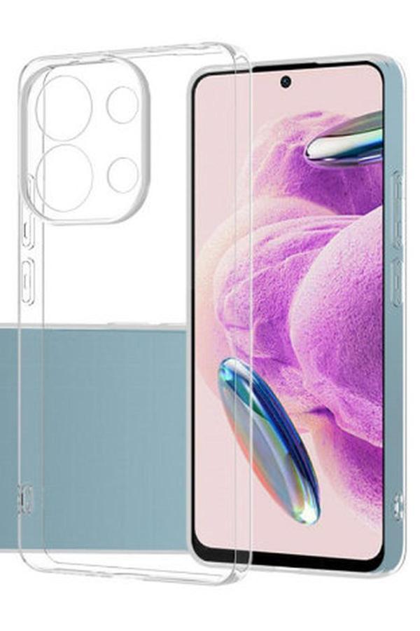 Erkan Xiaomi Redmi Note 13 Pro 4G Uyumlu Şeffaf Yumuşak Kılıf Kamera Çıkıntılı - Image 1