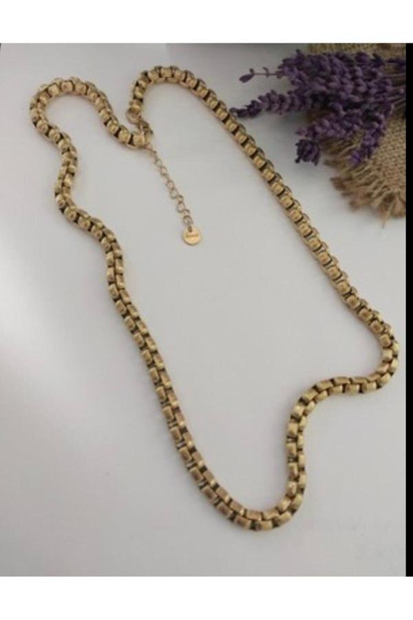 Bay Hediye Çelik Erkek Yada Kadın Unisex  Zincir Trend  Kolye  60 Cm-5 Mm - Image 1