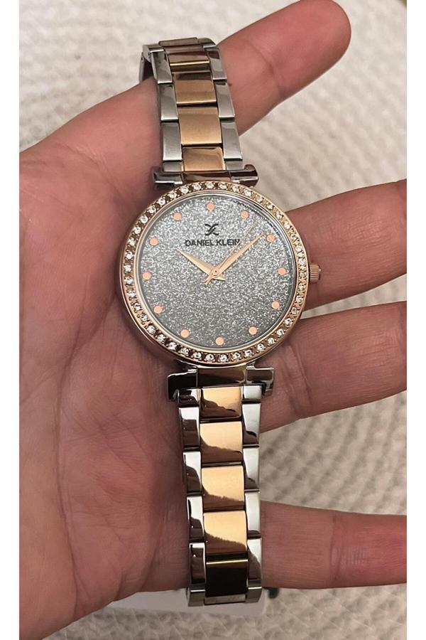 Daniel Klein Çelik Kordon Simli Kadran Yeni Sezon Kadın Kol Saati - Image 1