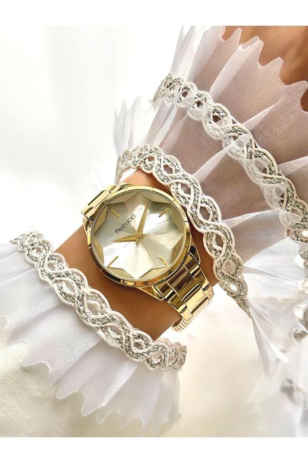 Ferrucci Kadın Kol Saati (Gold) - Image 1